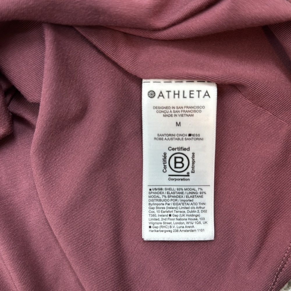 Athleta Santorini Cinch Dress Size Medium NWOT - Picture 13 of 13